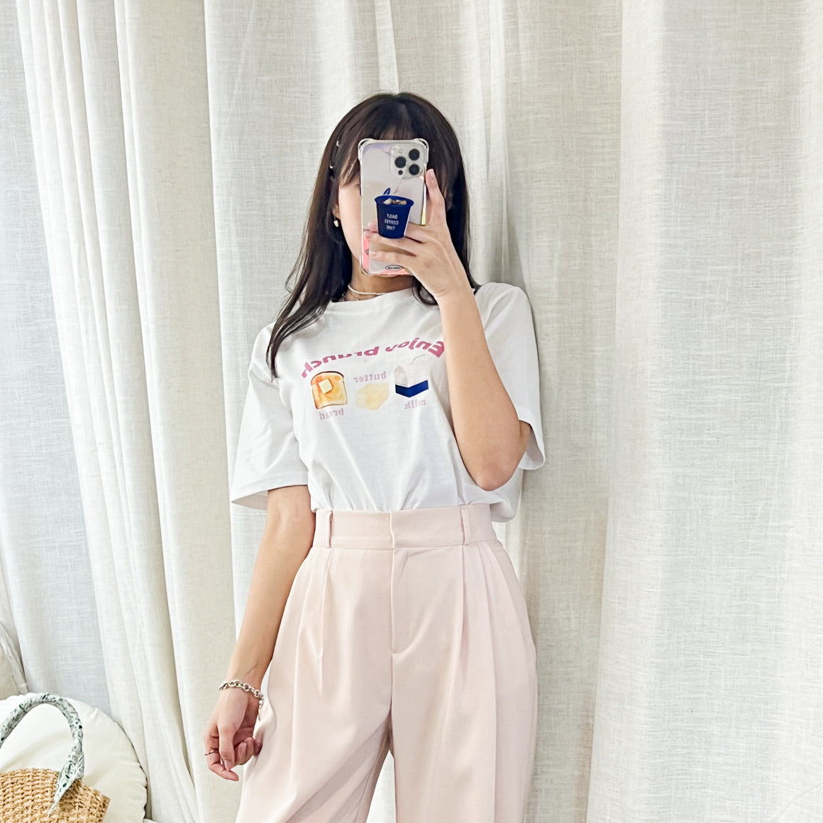 T810 PINK BRUNCH TEE