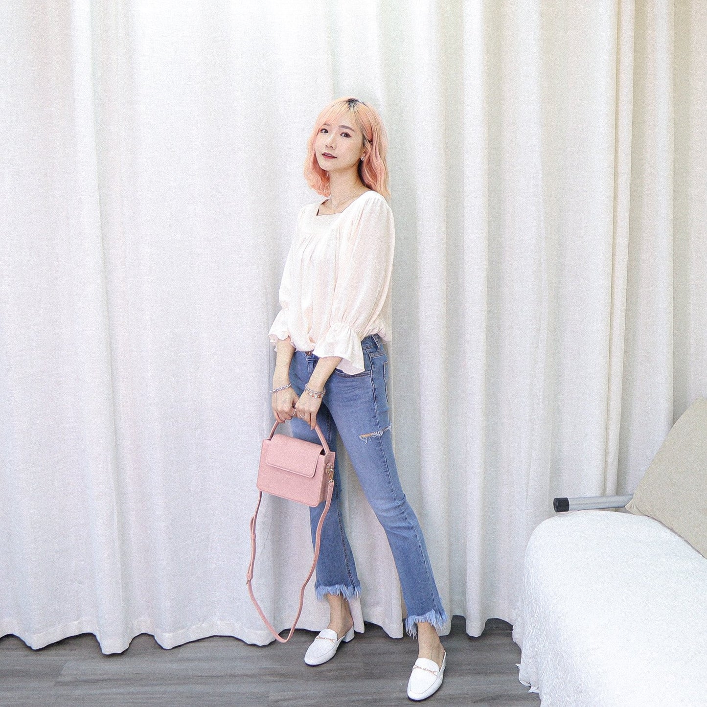 #T266 MILD RIBBON TOP - Letta A