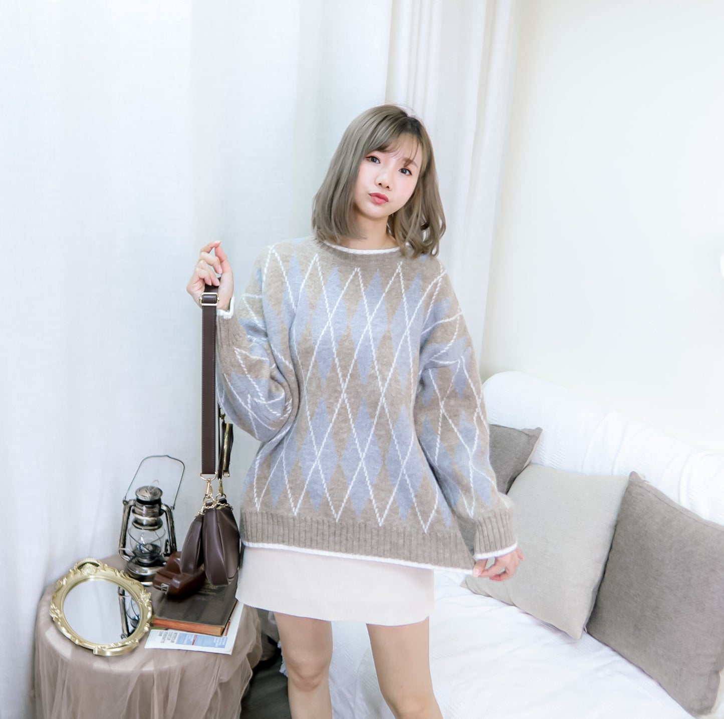 T418 SKY AND CLOUD SWEATER