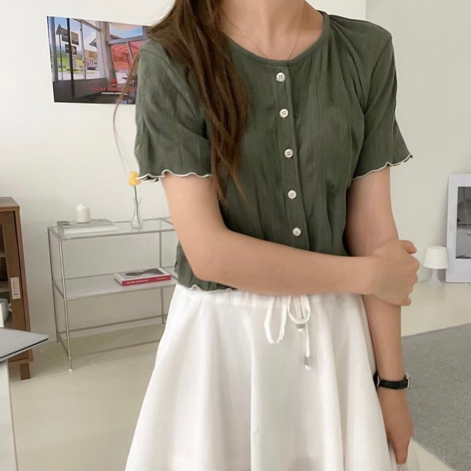 T556 HELLO BUTTON TOP