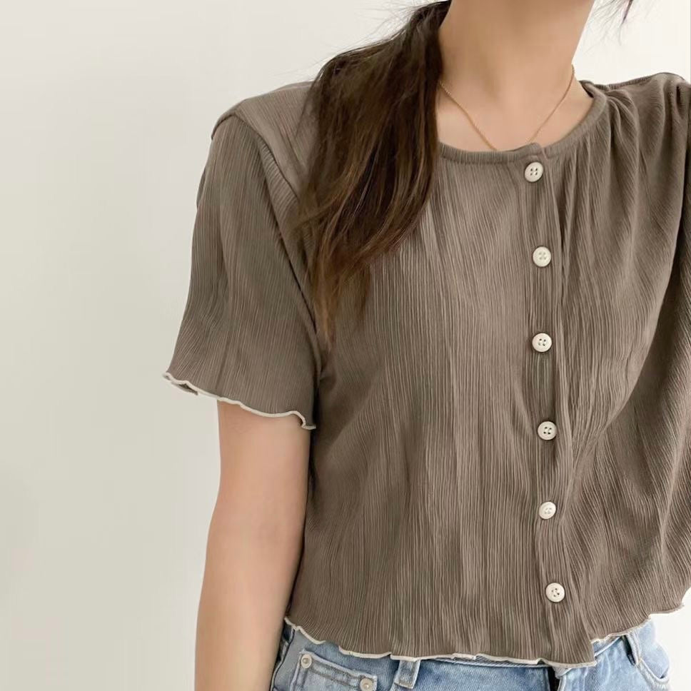 T556 HELLO BUTTON TOP