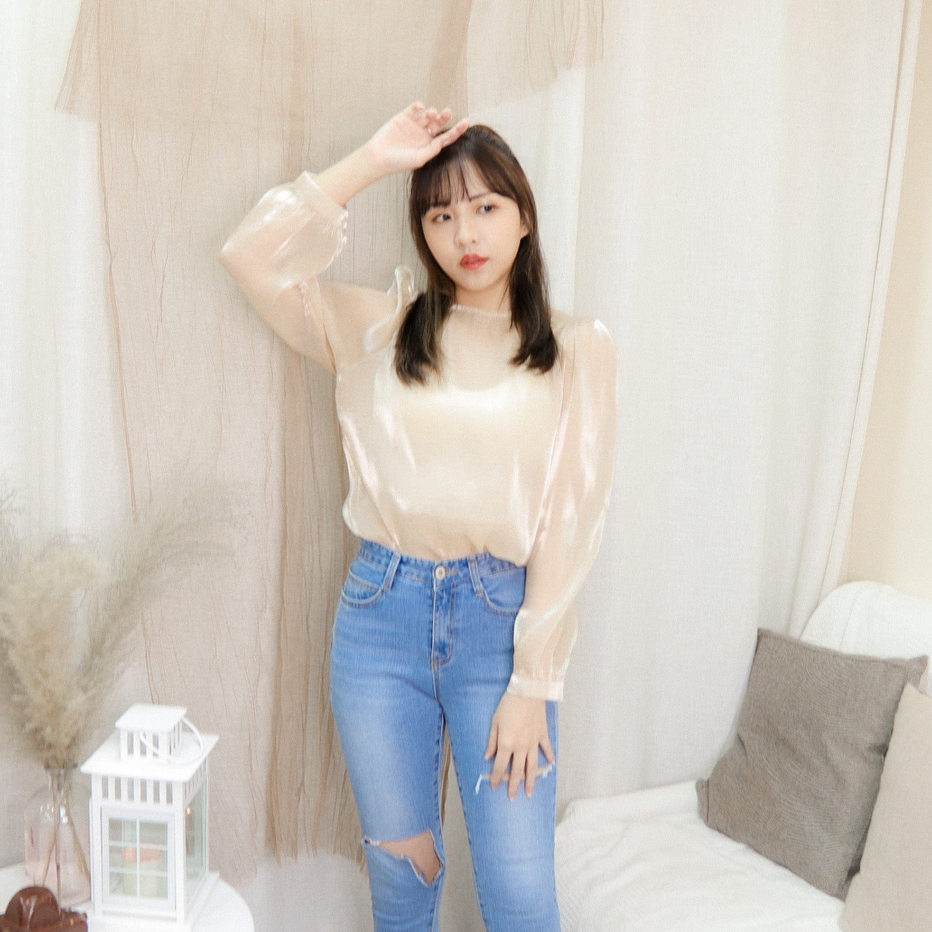 T475 SEE BLING BLOUSE