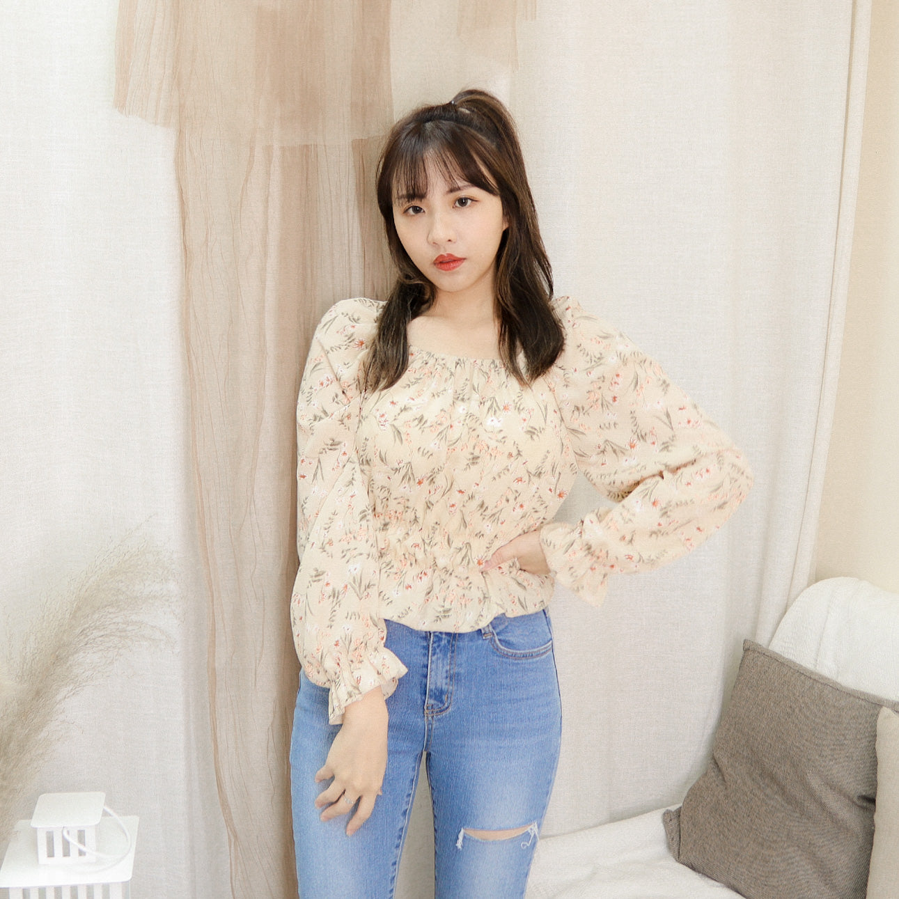 T480 FLORAL TOP