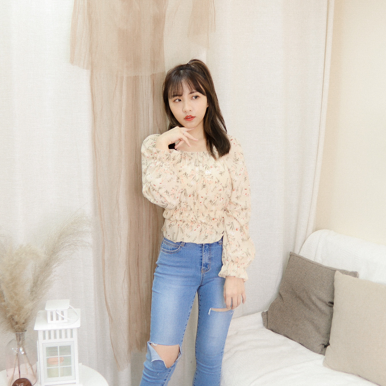 T480 FLORAL TOP