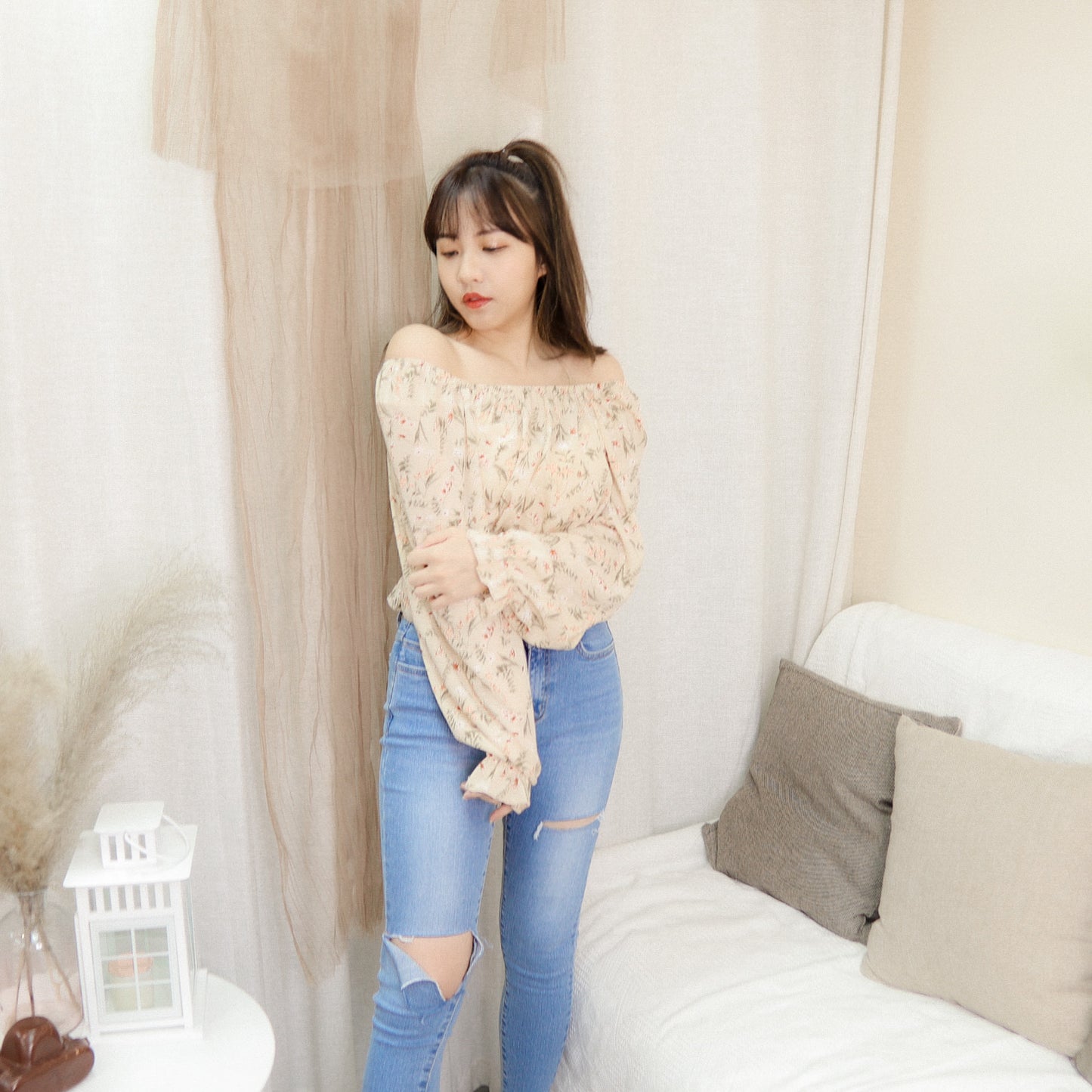T480 FLORAL TOP