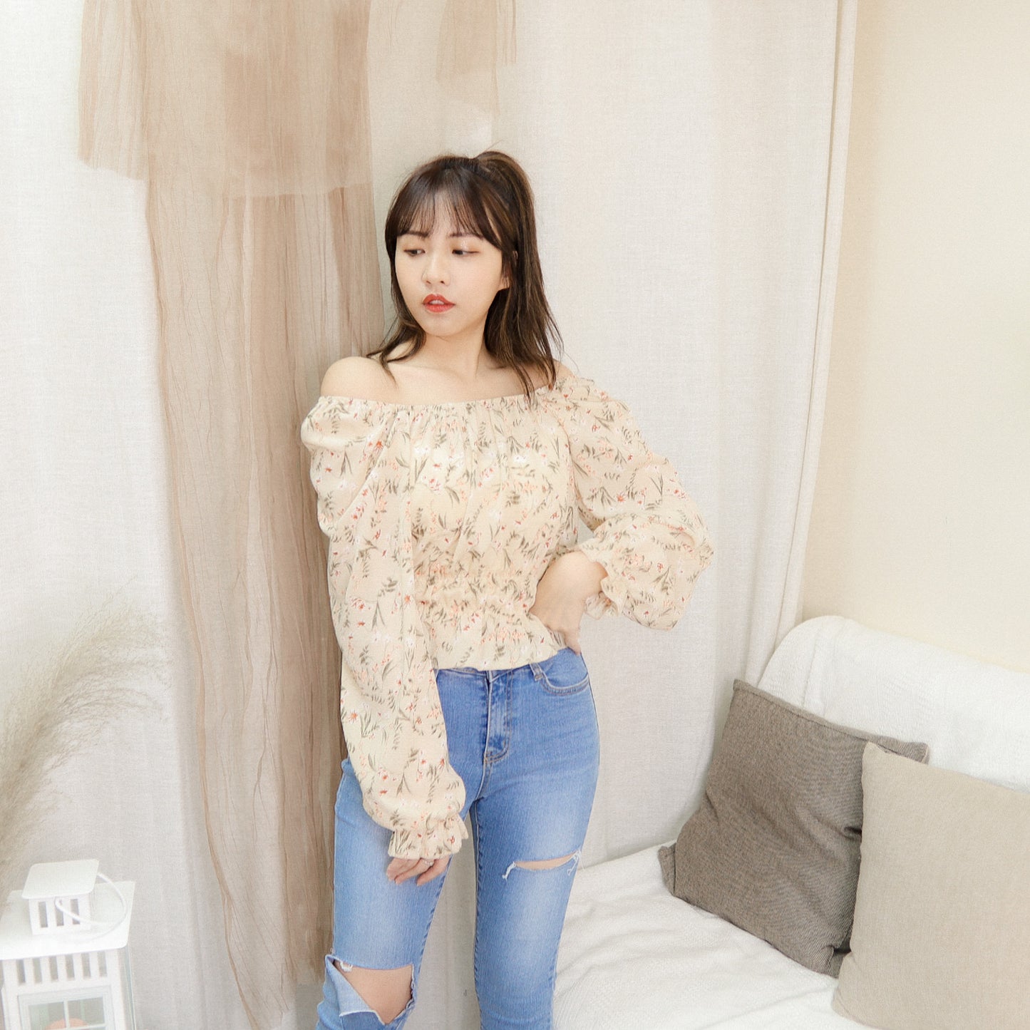 T480 FLORAL TOP