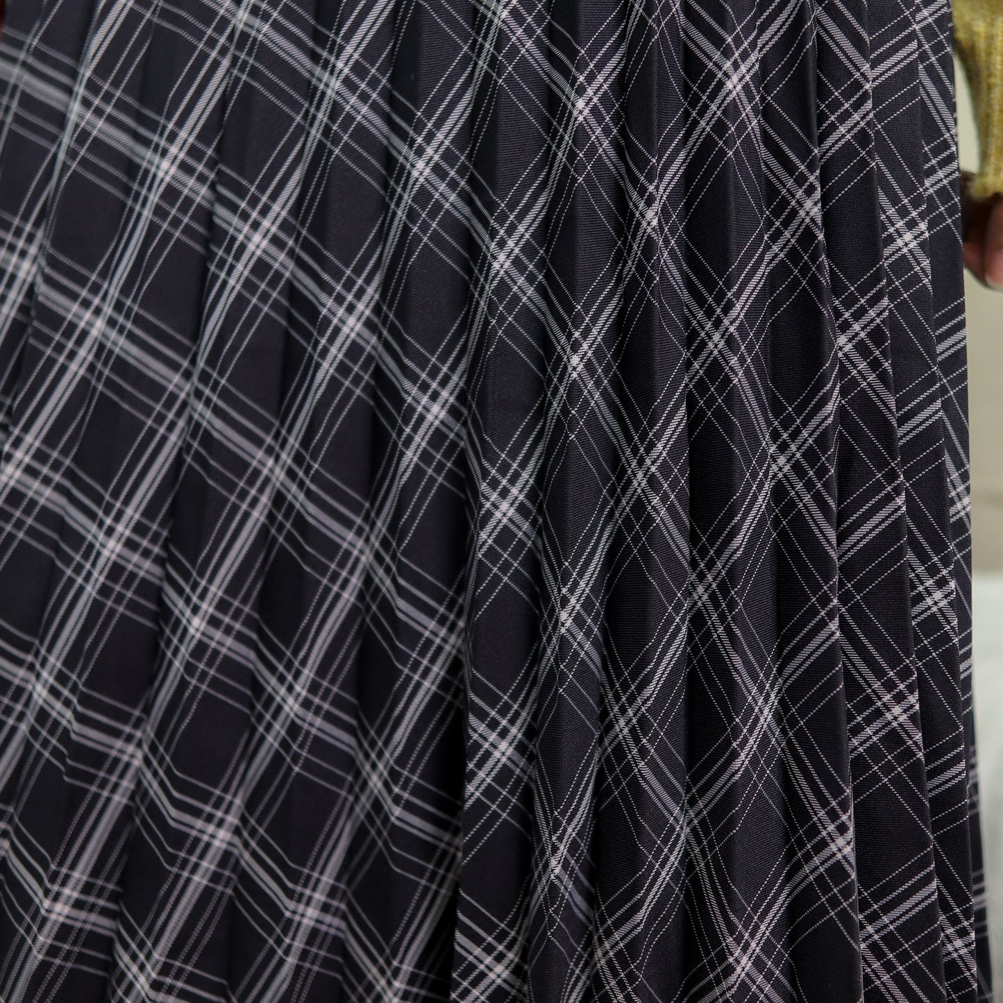 B150 CAMPUS CHECKED SKIRT