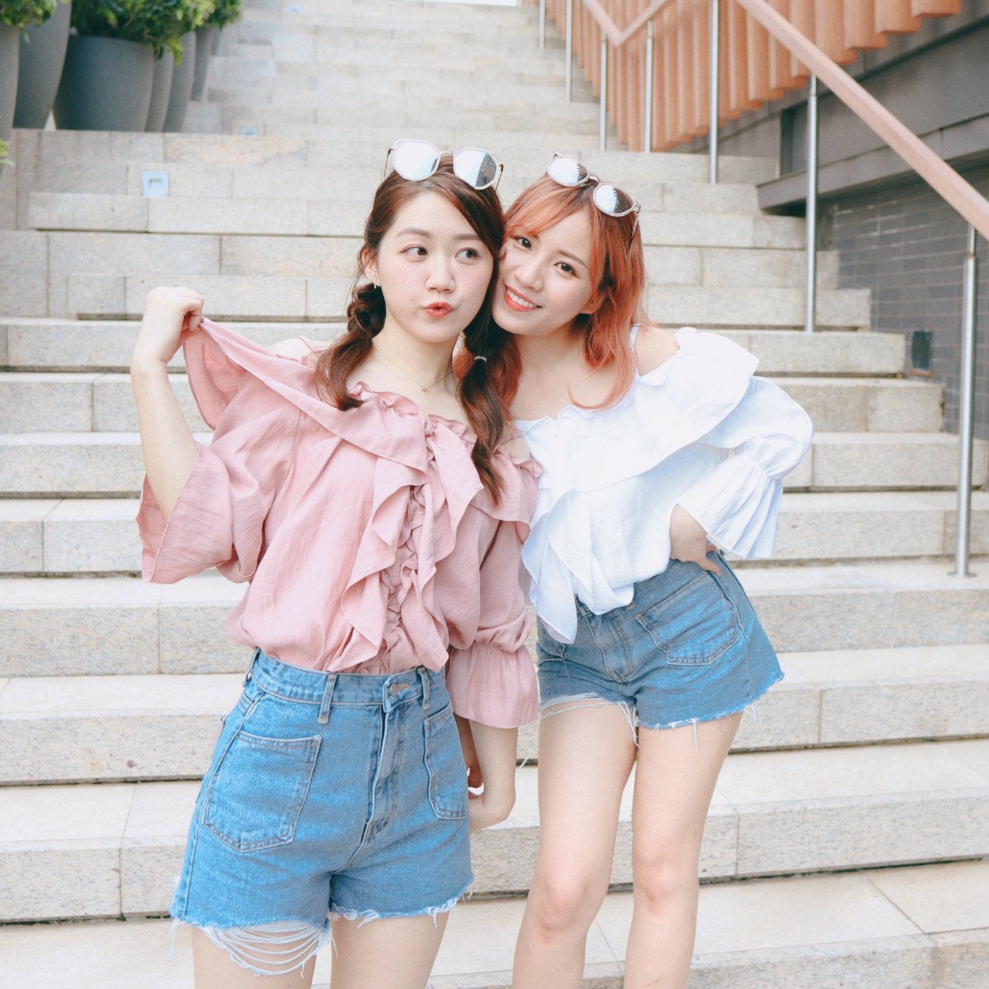 #T278 SWEET RUFFLE TOP - Letta A
