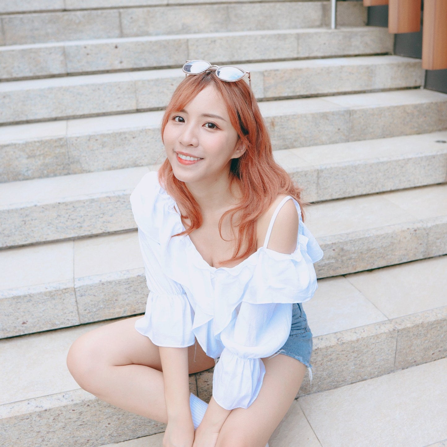#T278 SWEET RUFFLE TOP - Letta A