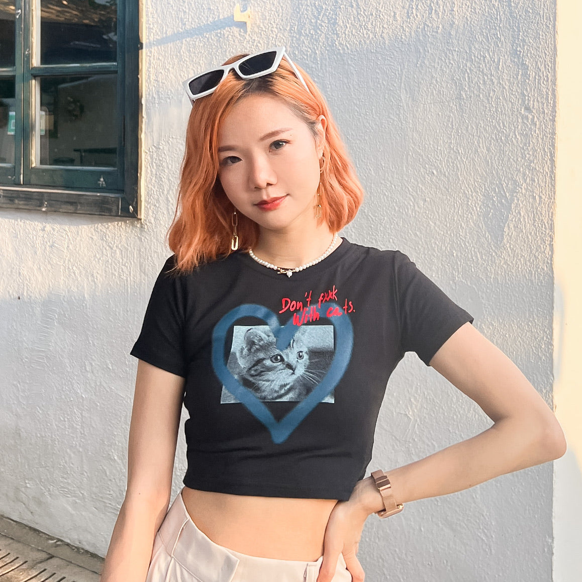 T829 MEOW TEE