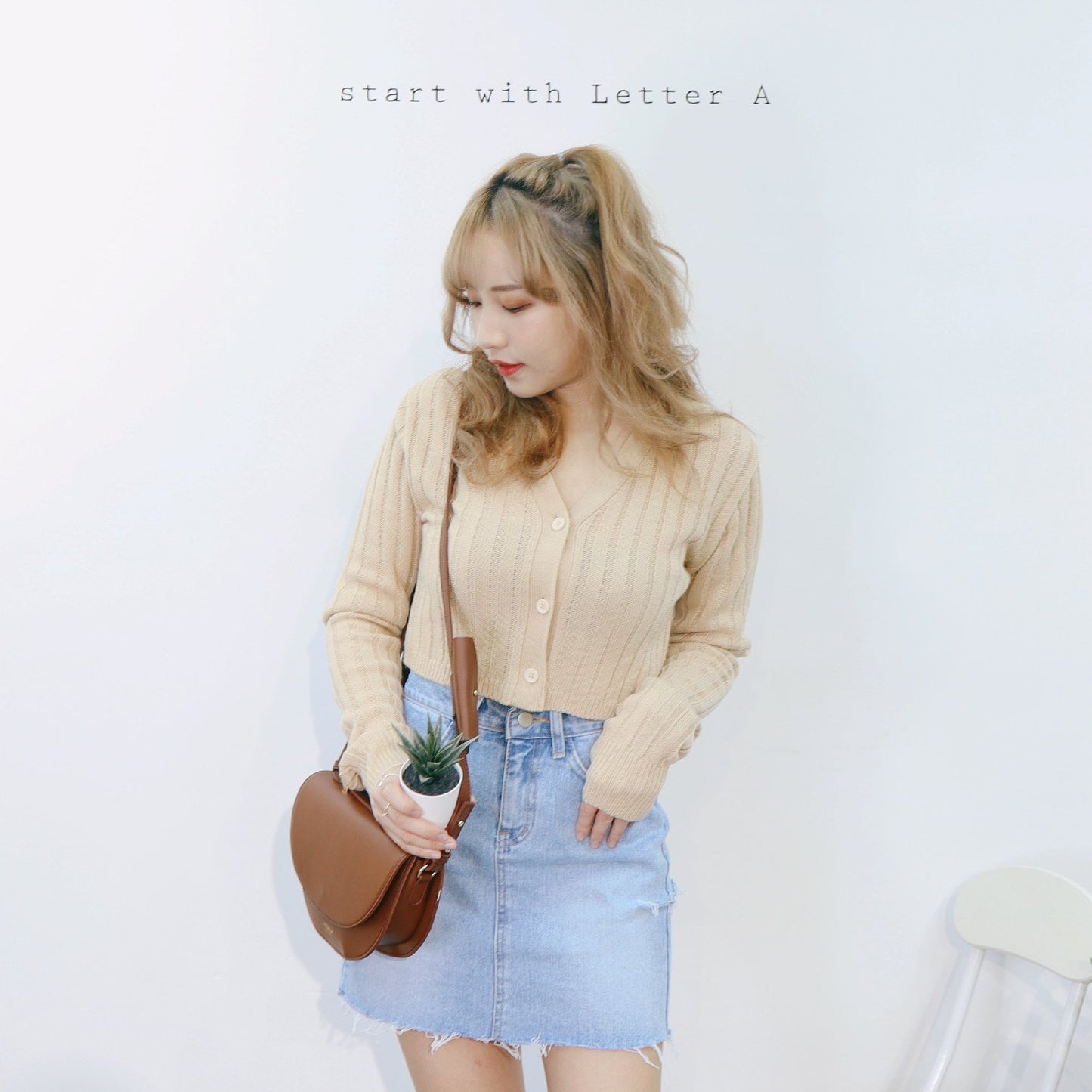 #J089 DATE ME DENIM SHIRT - Letta A