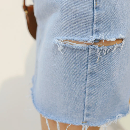 #J089 DATE ME DENIM SHIRT - Letta A