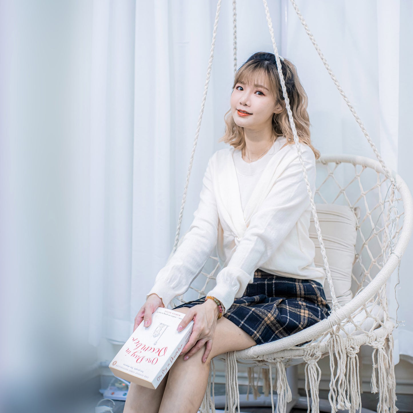 B145 MY DEAR CHECKED SKIRT