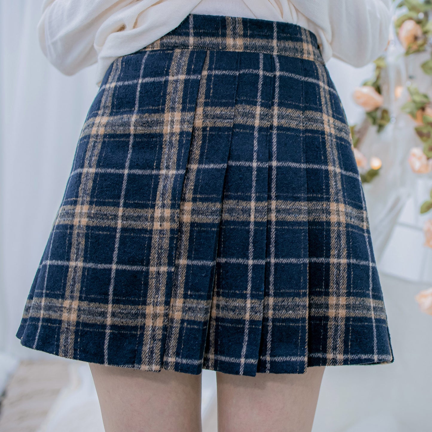 B145 MY DEAR CHECKED SKIRT