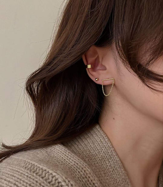 A062 ONCE EARRING (SILVER)