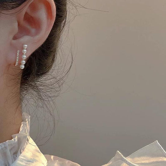 A065 珍珠 1 耳環 (925)