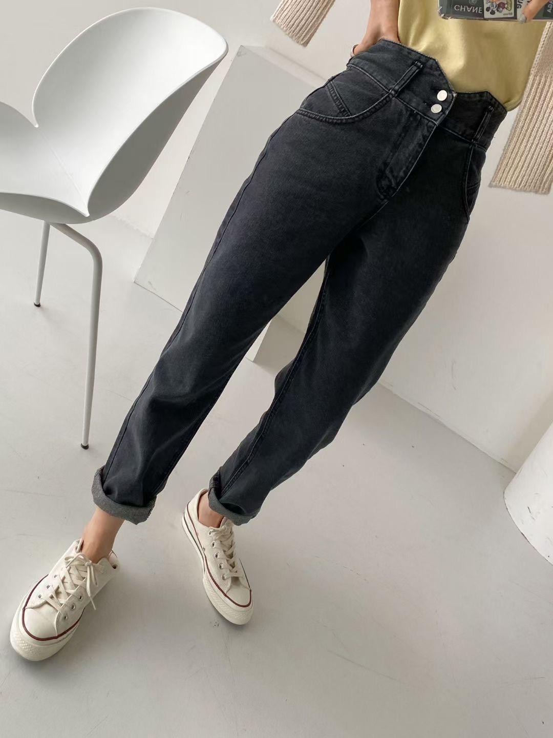 J156 ONCE BLACK DENIM TROUSERS