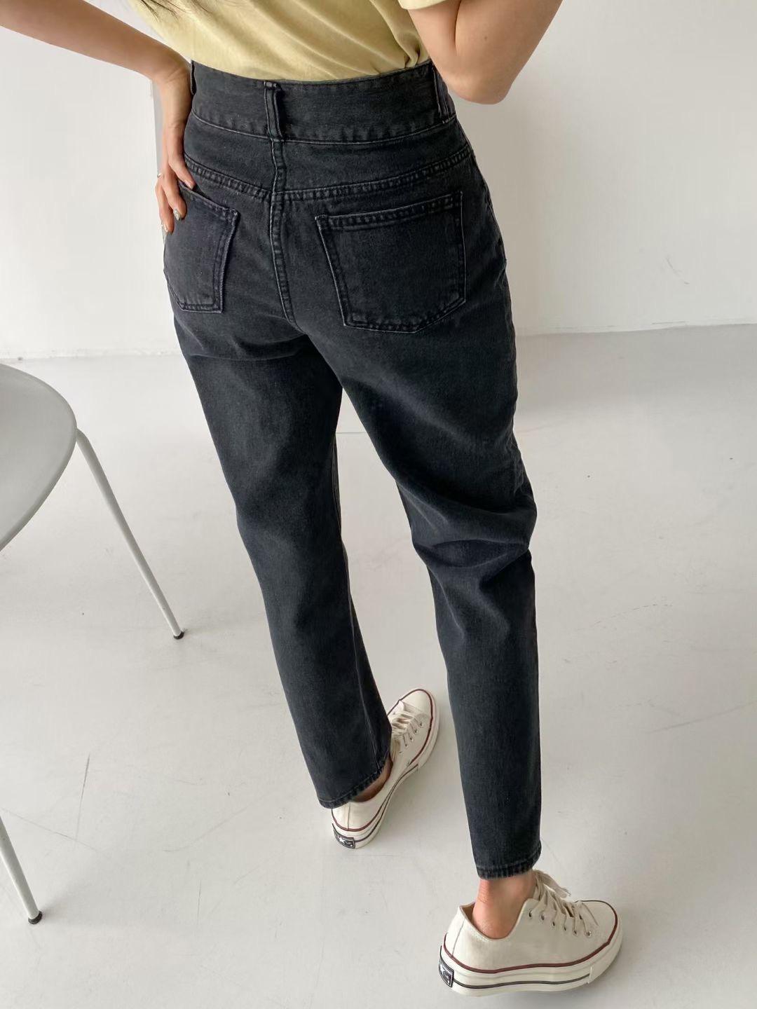 J156 ONCE BLACK DENIM TROUSERS