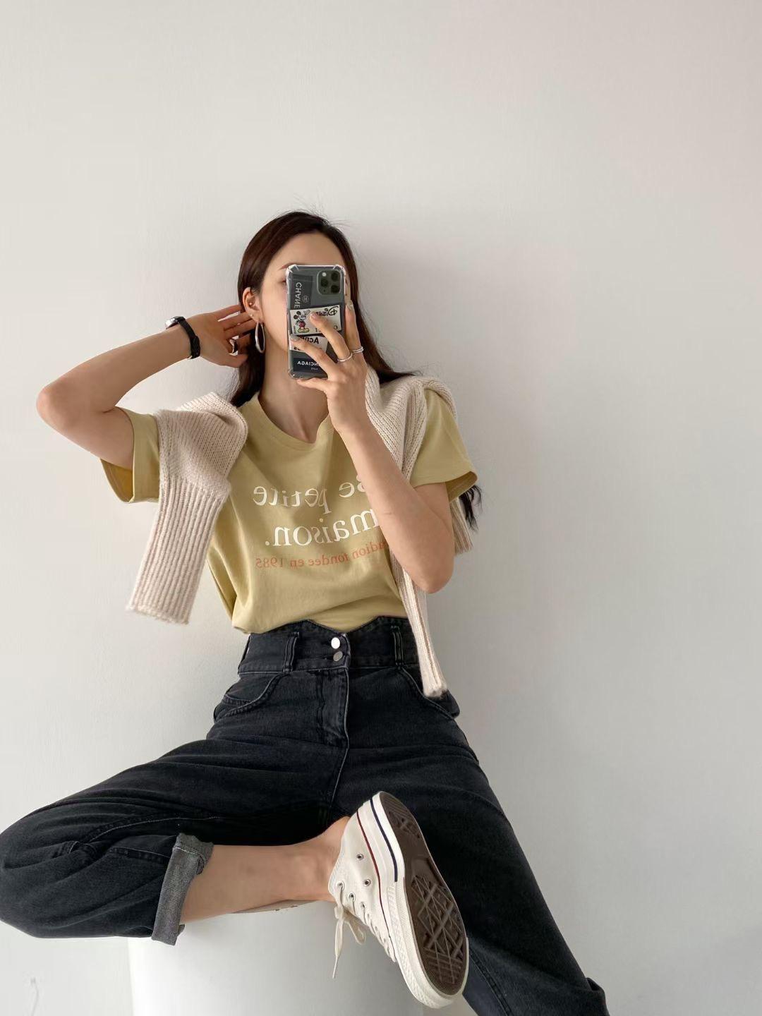 J156 ONCE BLACK DENIM TROUSERS