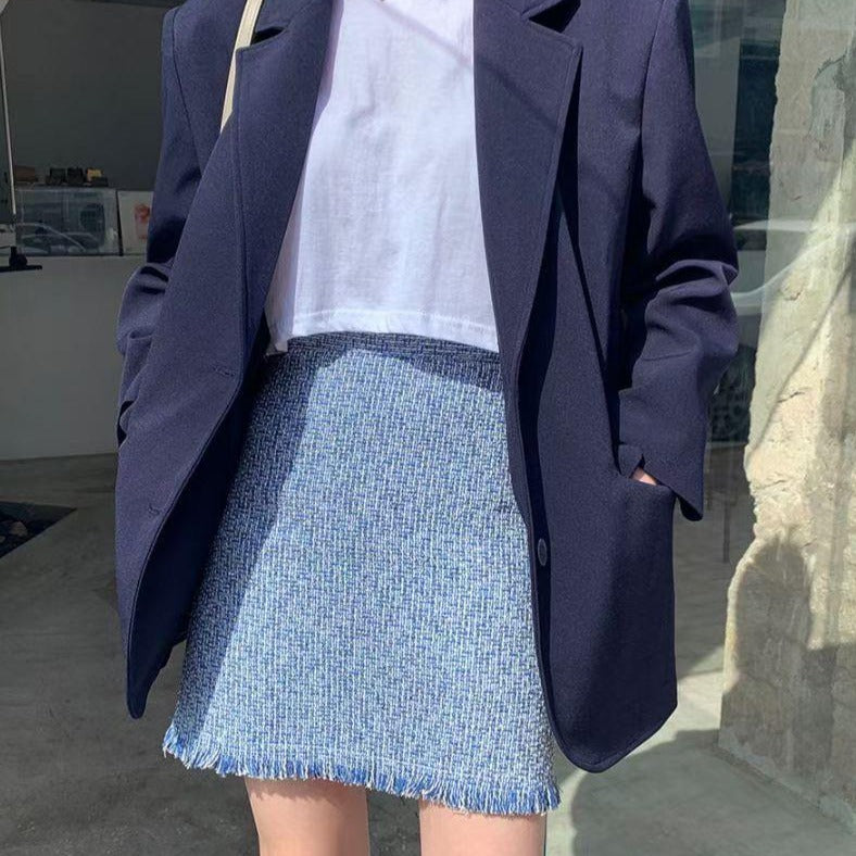B158 WATER TWISTED SKIRT