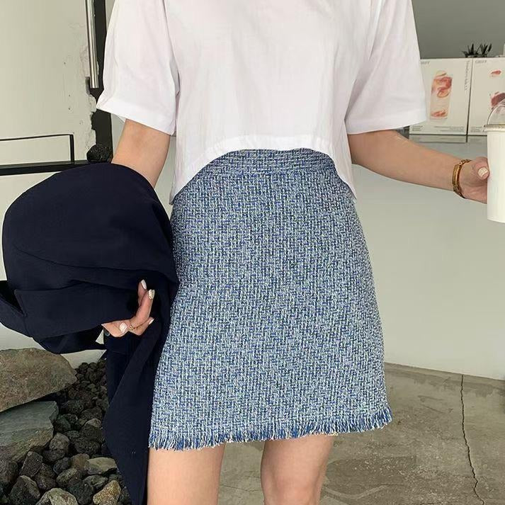 B158 WATER TWISTED SKIRT
