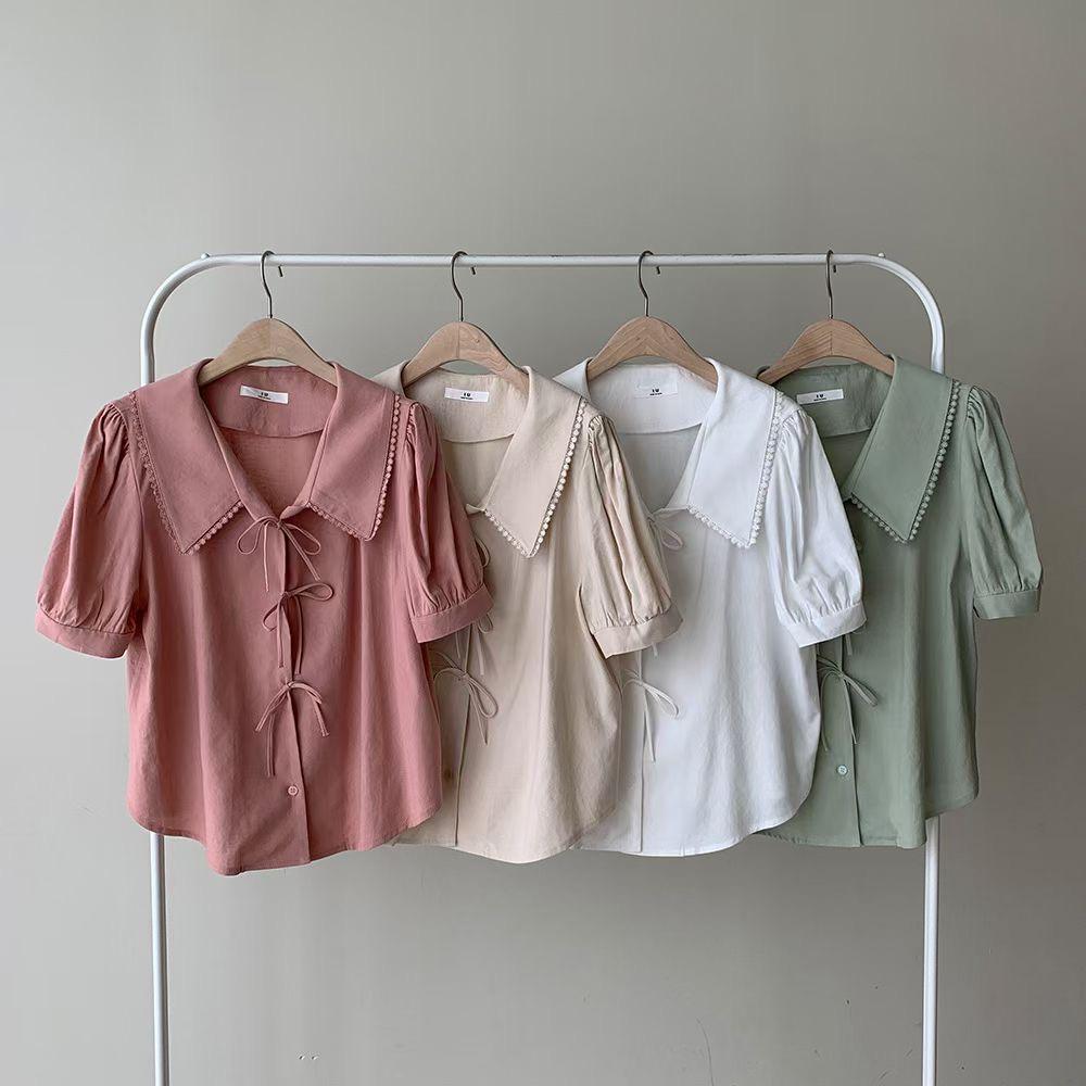 T504 SWEETIE RIBBON BLOUSE
