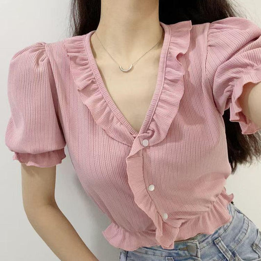 T530 RUFFLE LOVE TOP