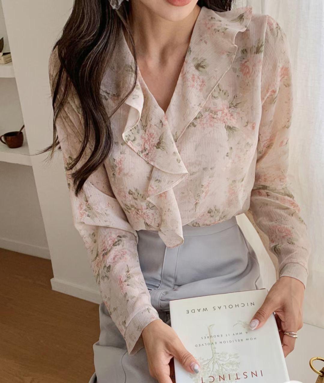 T645 LE GARDEN BLOUSE