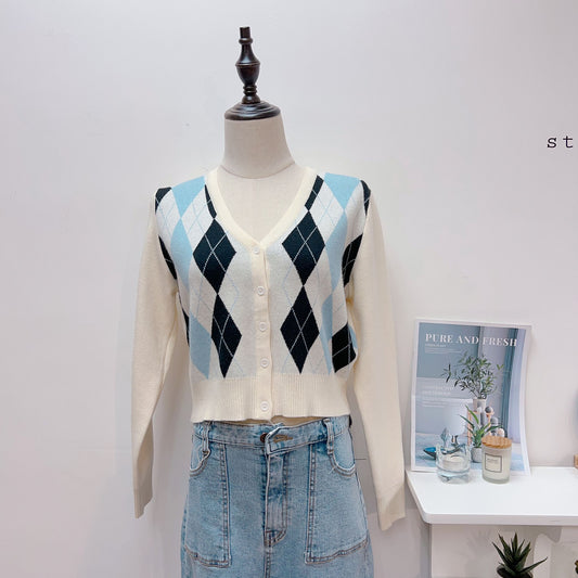 T740 MAT 格紋開襟衫