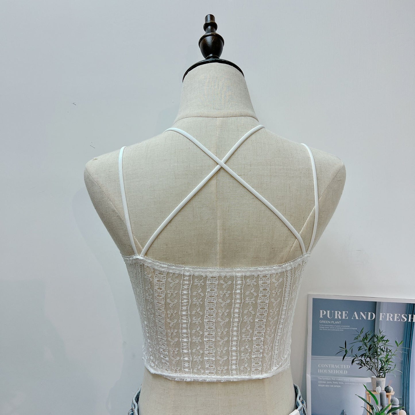 T735 MY LACES BRA TOP
