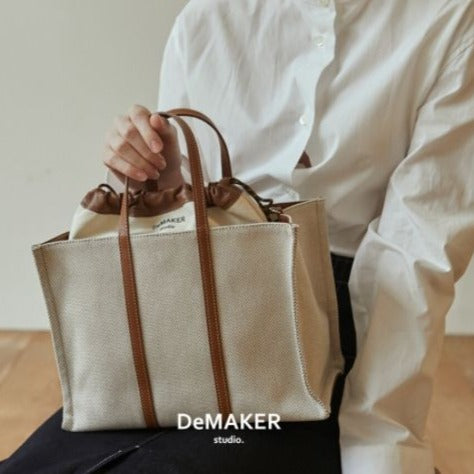 【韓國代購】DeMaker New vase medium bag (brown)