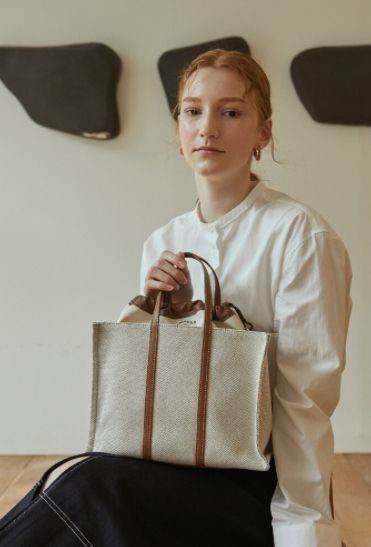 【韓國代購】DeMaker New vase medium bag (brown)