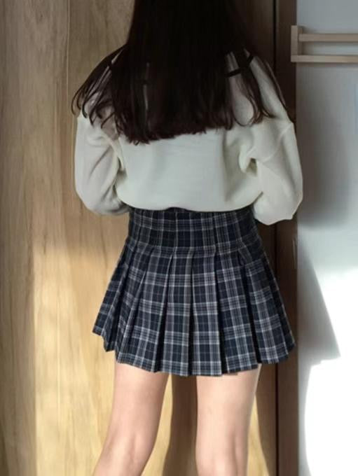 B287 DAY CHECKED SKIRT
