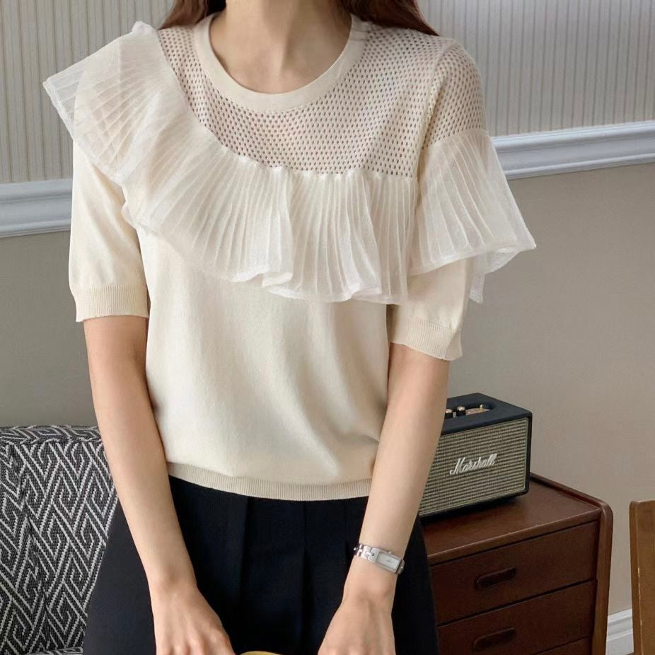 T746 HIDI RUFFLE BLOUSE