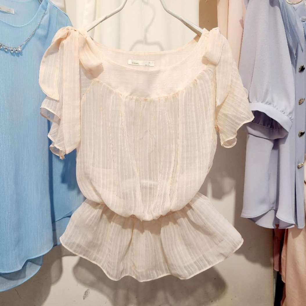 #T317 MY SWEETIE RIBBON BLOUSE - Letta A