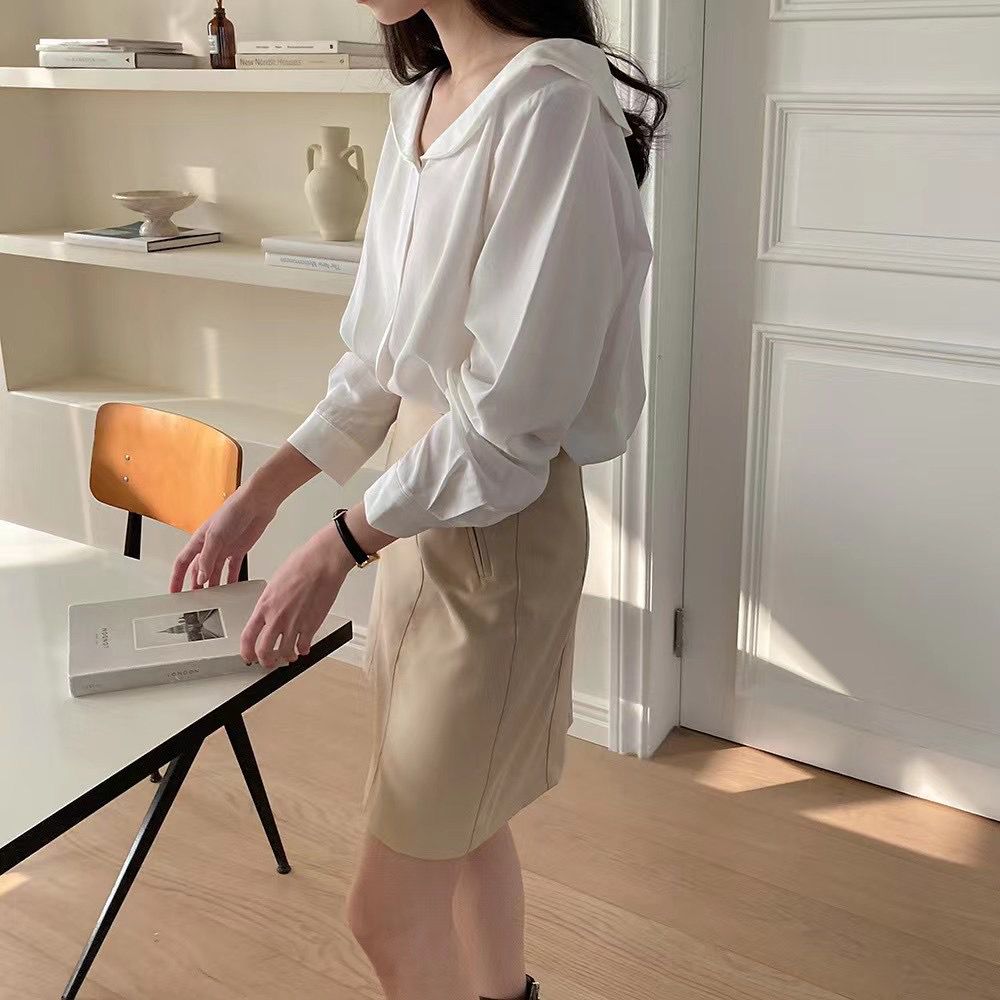 T729 LILY BROWN BLOUSE