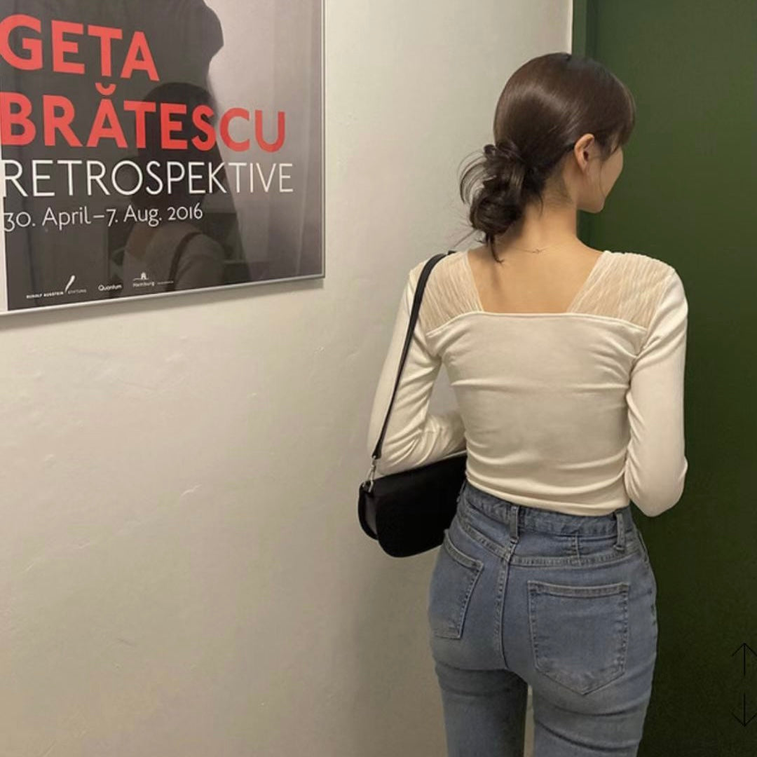 T661 SNOWWHITE TOP