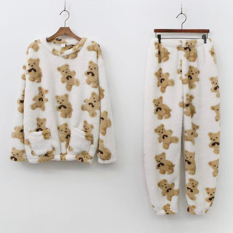 T673 FLUFFY BEARS PAJAMAS