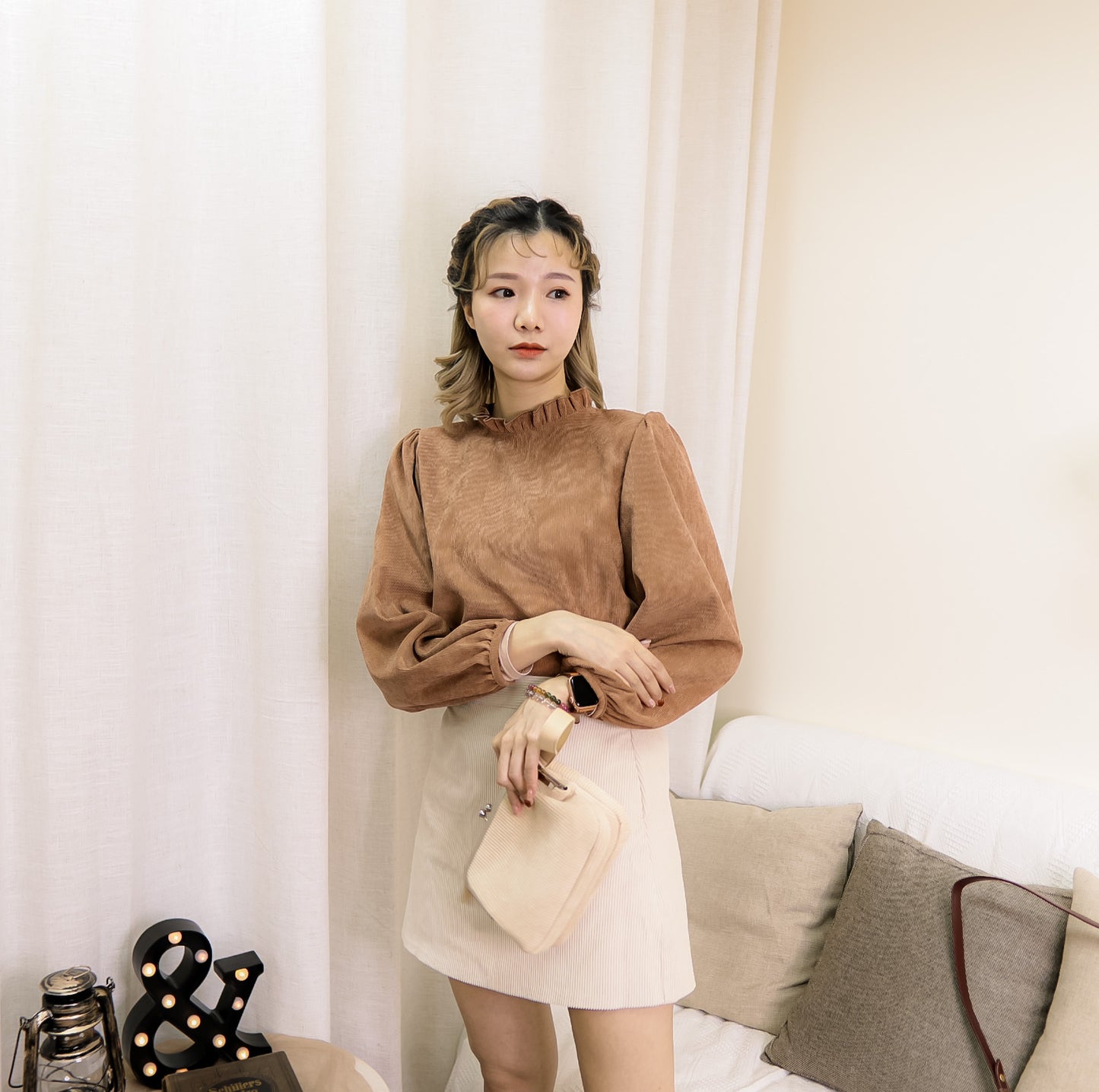 T445 WHAT KIND OF LOVE BLOUSE