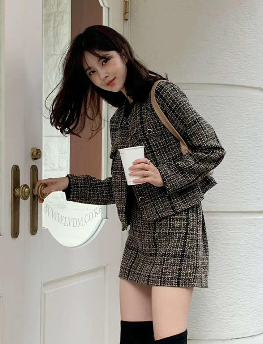 C038 MANNA TWEED JK SET