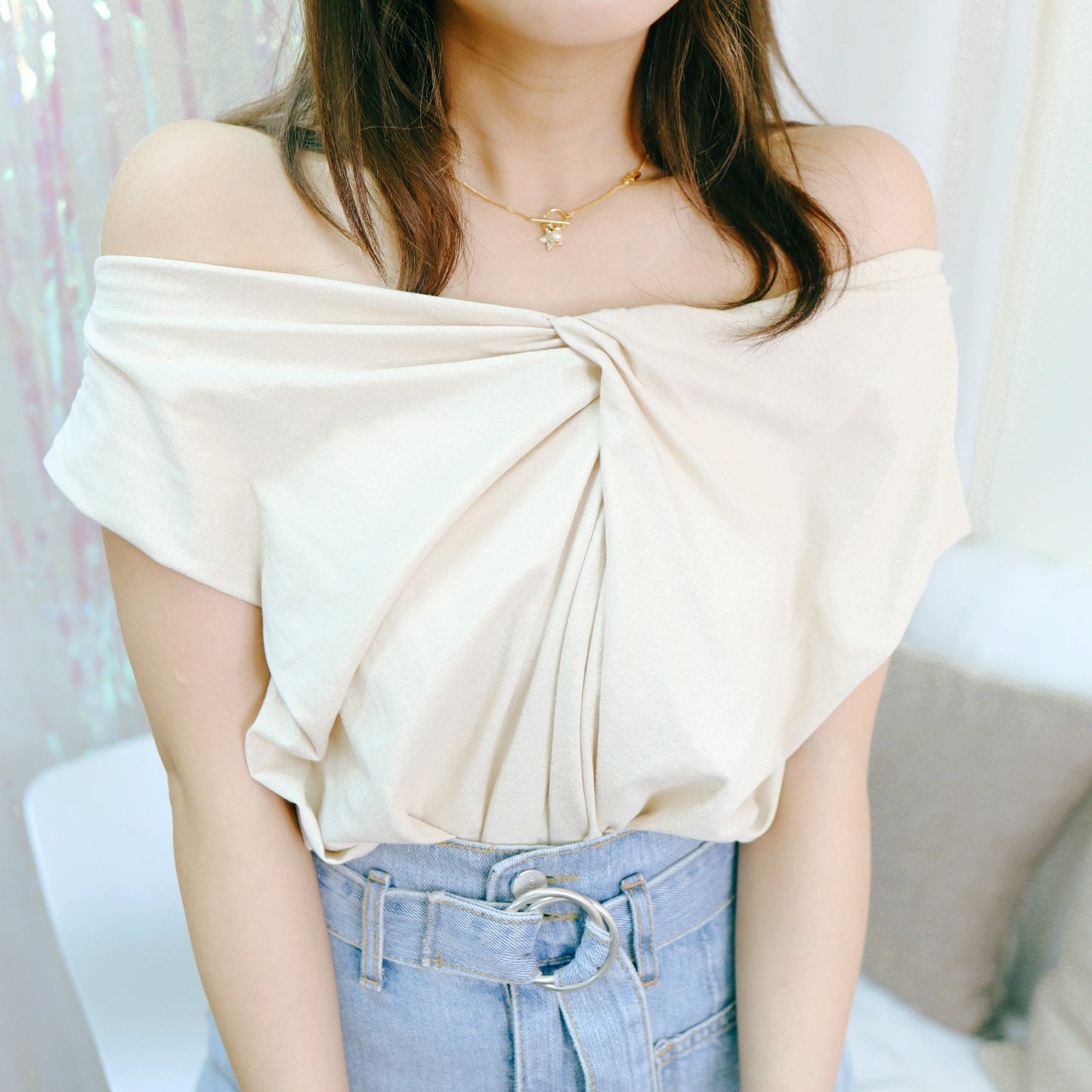 #T327 LOOK 2 WAYS TOP - Letta A