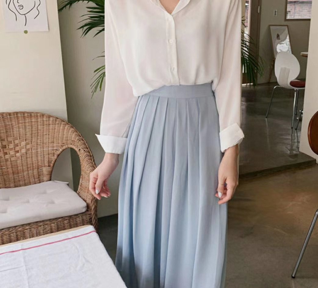 #B112 CLOUD TIME SKIRT - Letta A