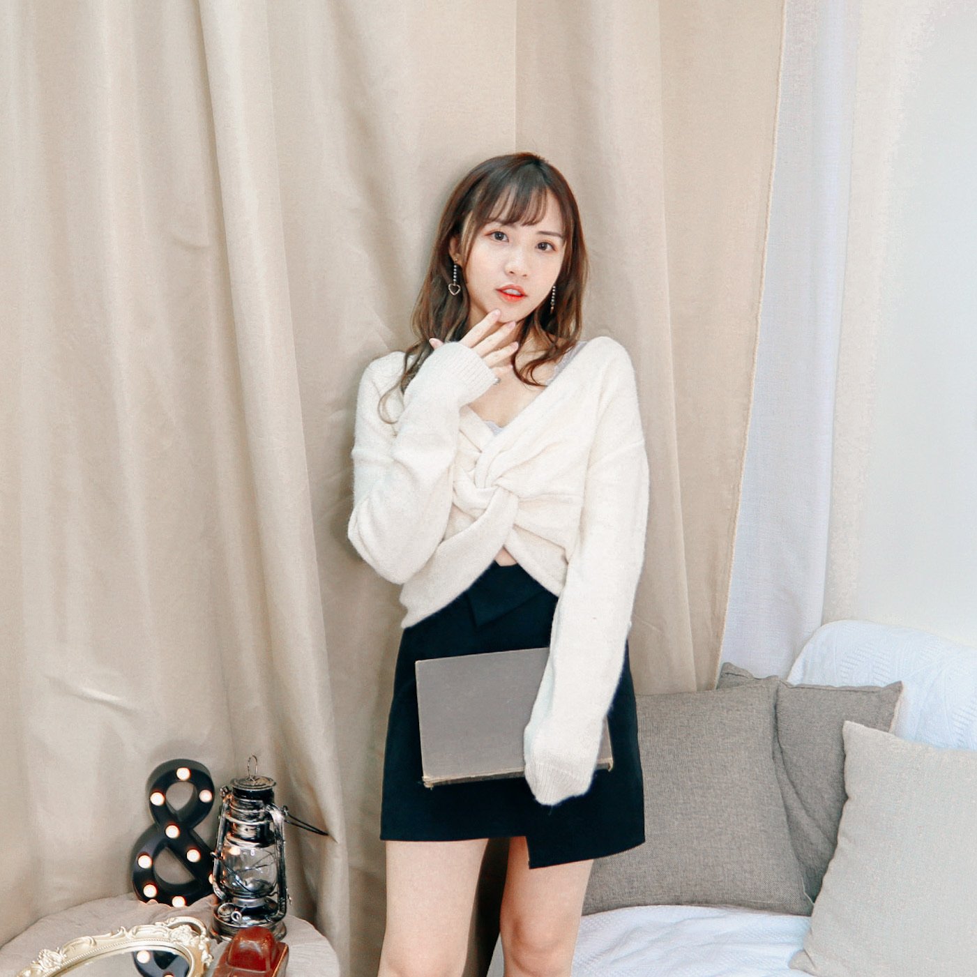 T385 IN LOVE CROSS SWEATER - Letta A