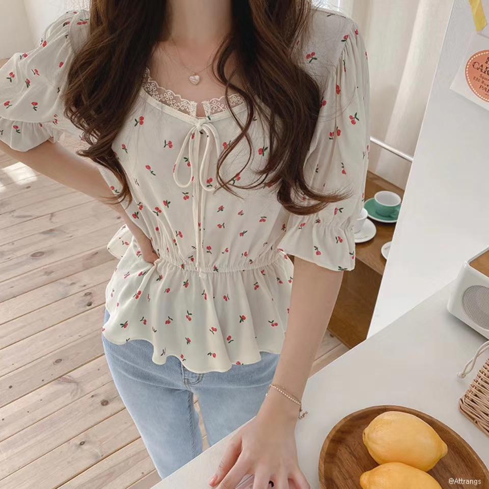 #T288 TASTY CHERRY BLOUSE - Letta A