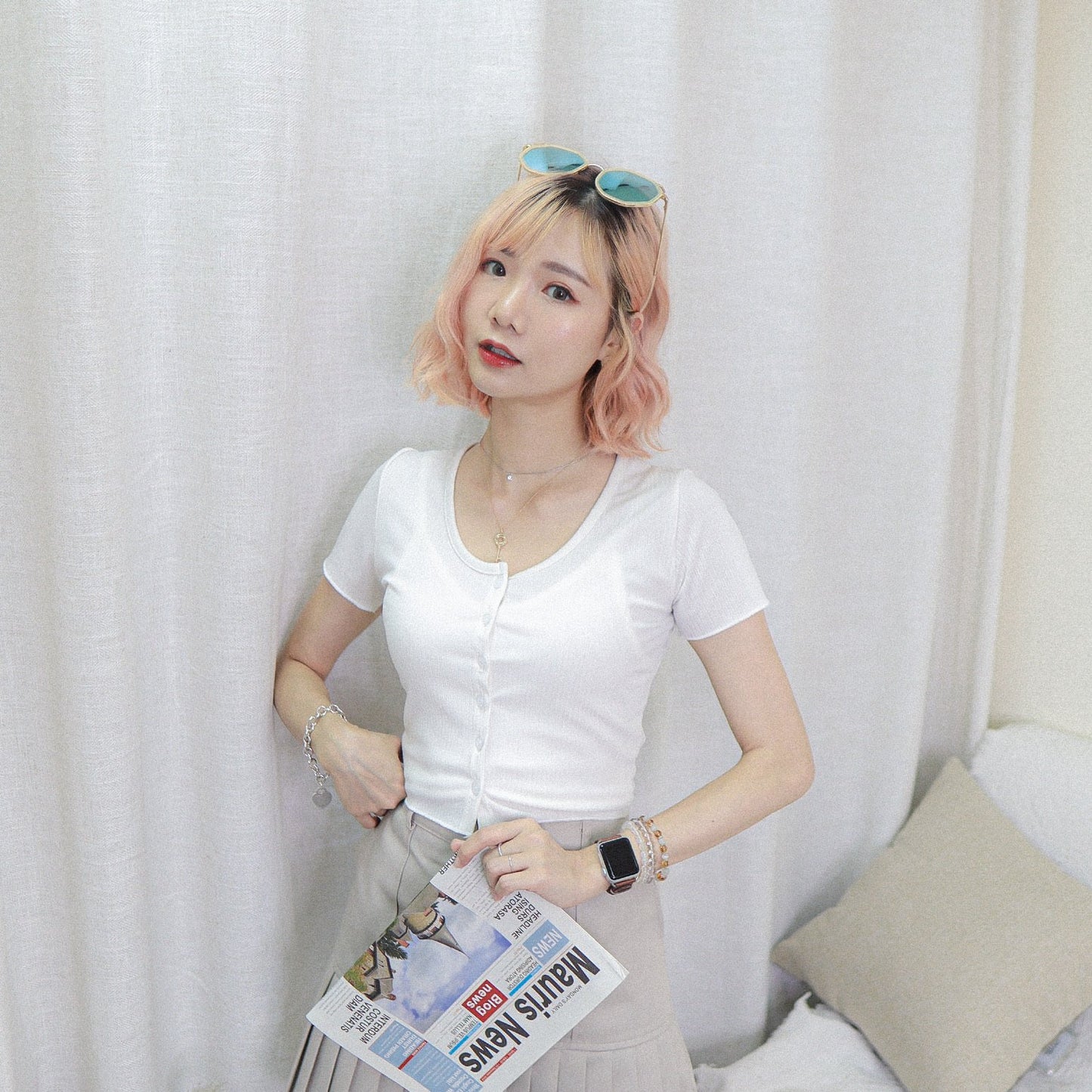 #T291 BY THE WAY CROP TOP - Letta A