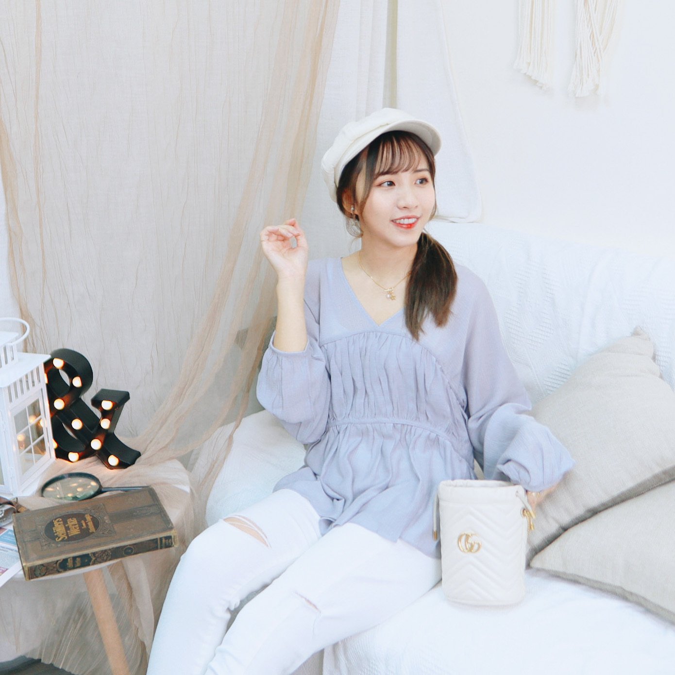T392 ARITA V-NECK TOP - Letta A