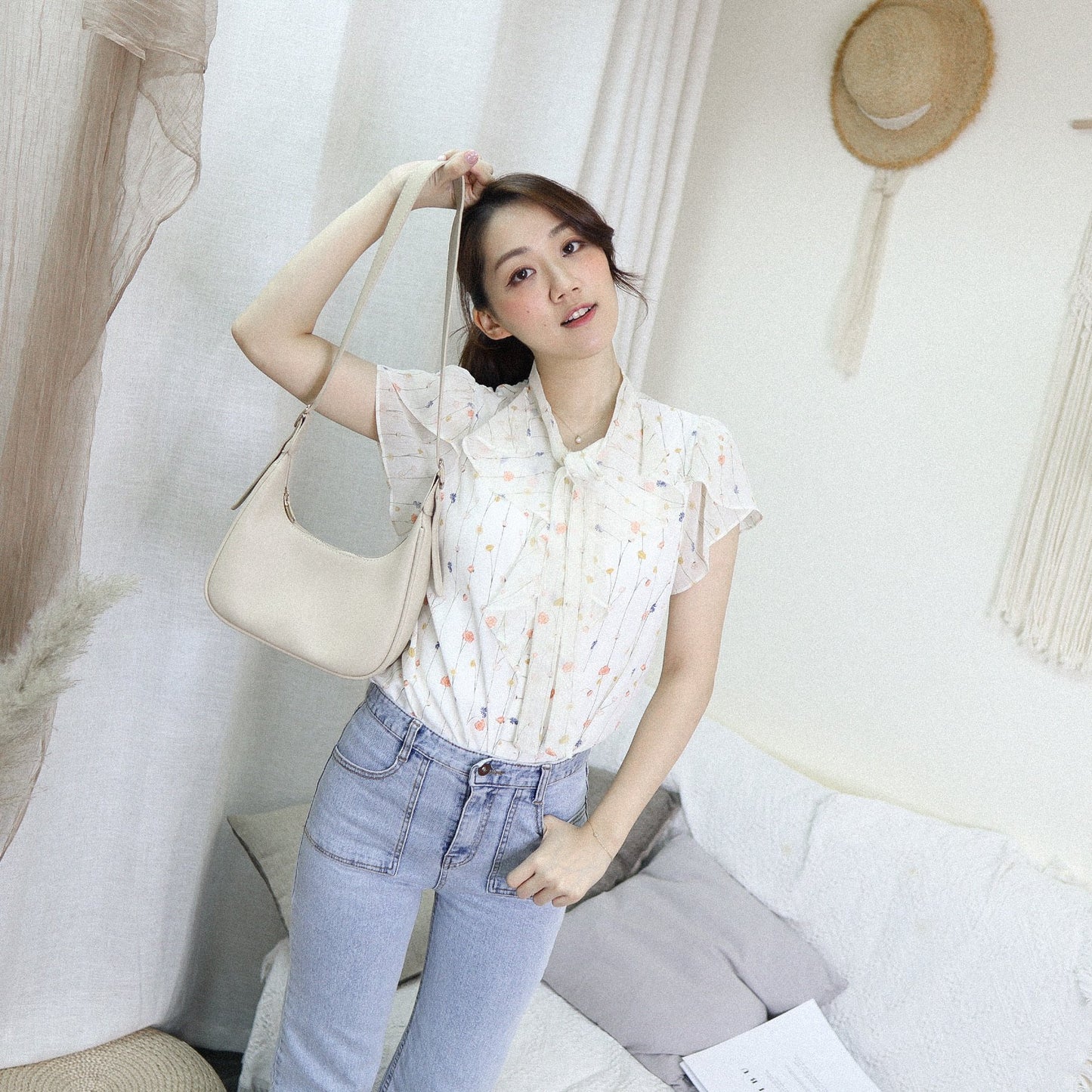 #T310 SUGAR COOKIE BLOUSE - Letta A