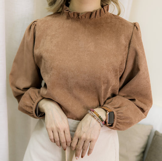 T445 WHAT KIND OF LOVE BLOUSE