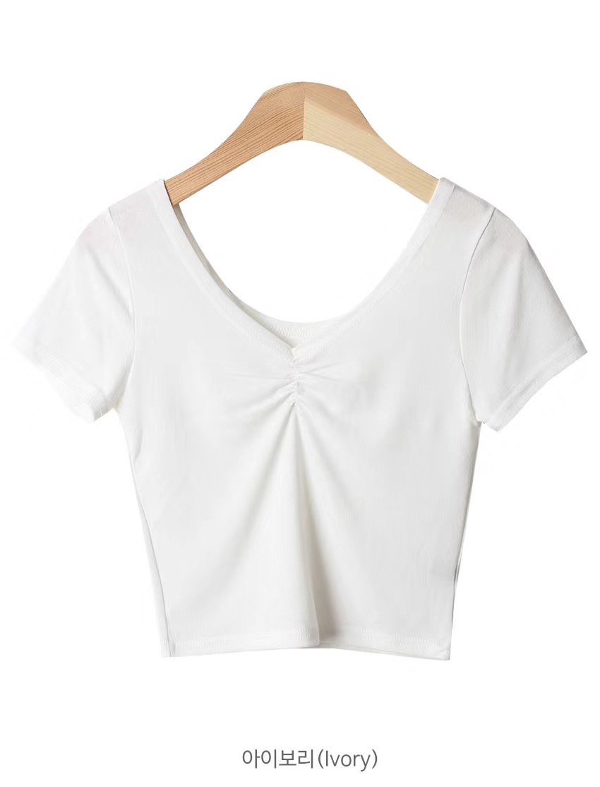 #T290 CAN YOU IMAGINE CROP TOP - Letta A