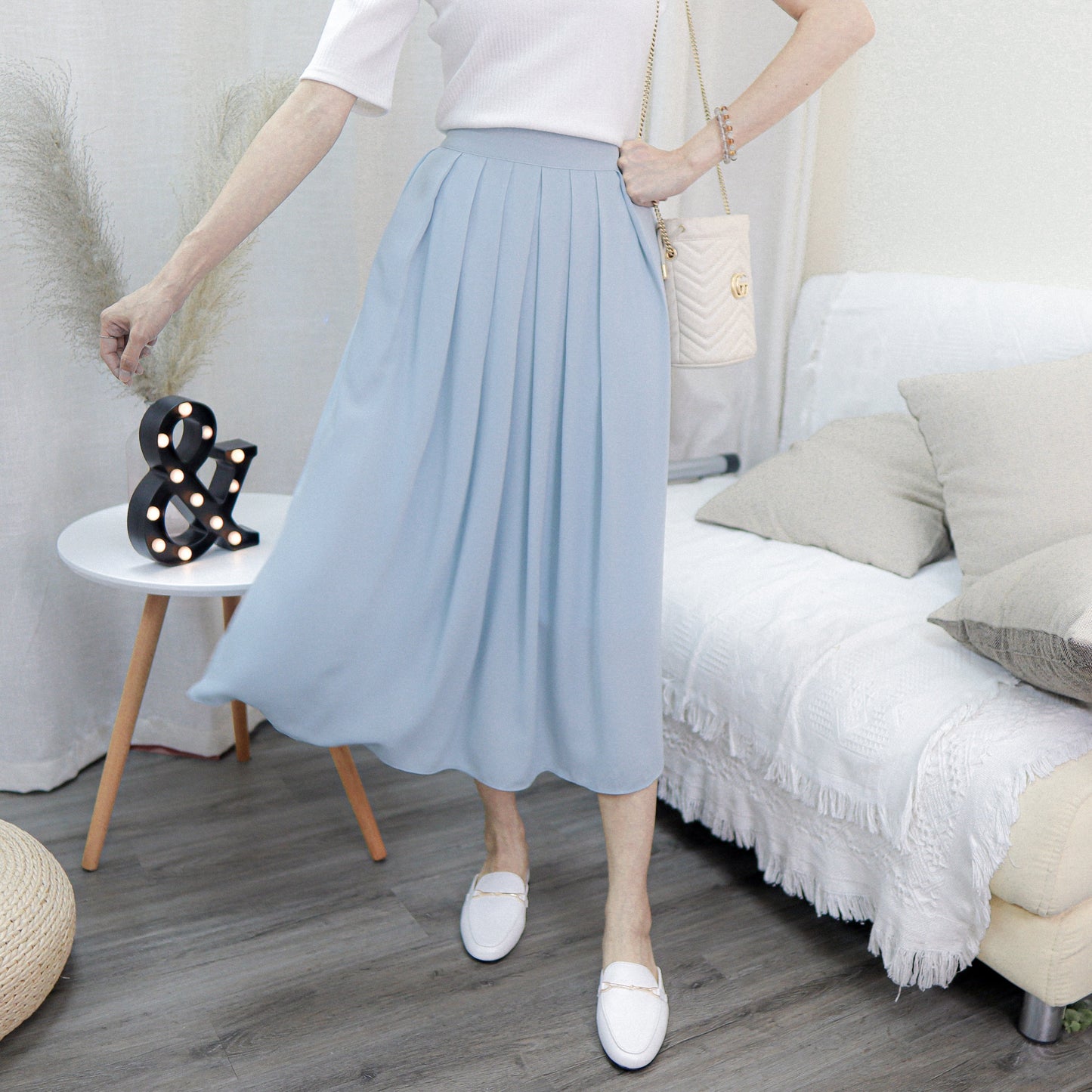#B112 CLOUD TIME SKIRT - Letta A